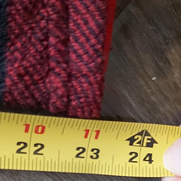 XL Boys Canada Weather Gear Red And Black Checkered Fleece Hoodie Pullover - Picture 6 of 7